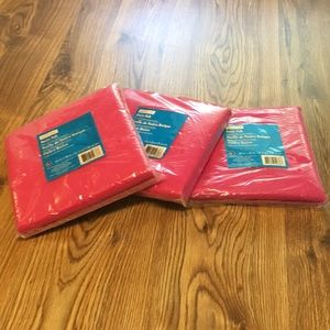 Pink felt 3-Pk 36in X 36in Each NEW School,Crafts